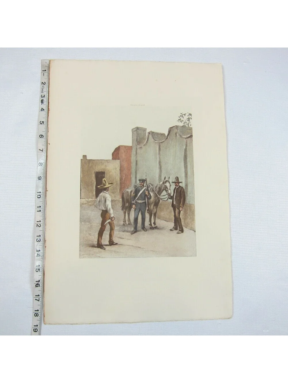 Antique 1892 Print 